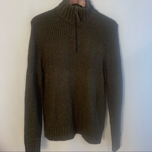 Royal Robbins Sweater 1/4 Zip Woman L Large Pullover Long Sleeve Brown Soft - Picture 1 of 7